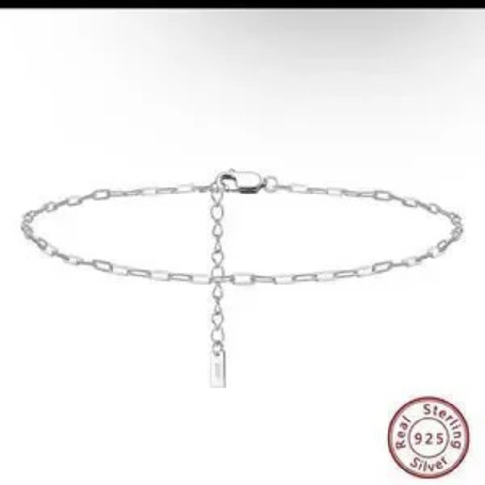 New 925 Sterling Silver Link?Delicate Bracelet 9+2 extension